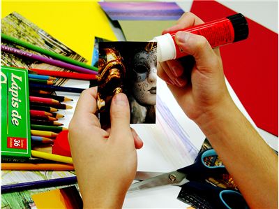 Picture Of Using Glue